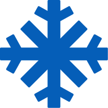 Cooling service icon for HVAC services in Lafayette, Louisiana, and the Lafayette Parish area.